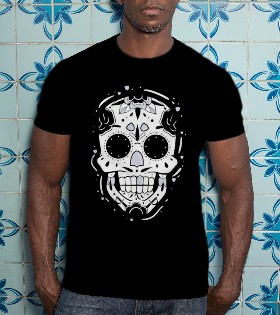 Las Vegas Raiders Sugar Skull NFL Team Spirit T-Shirt