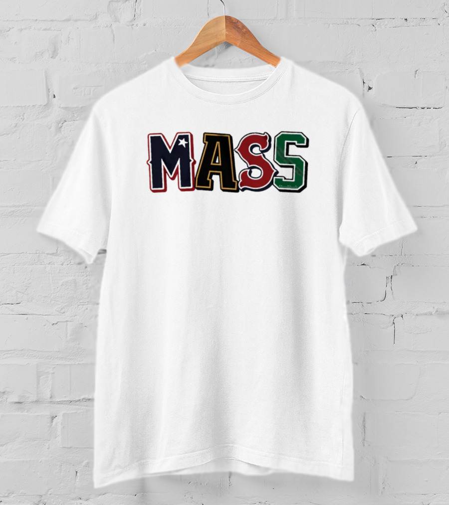 Mass Team Pride Multicolor Lettering T-Shirt