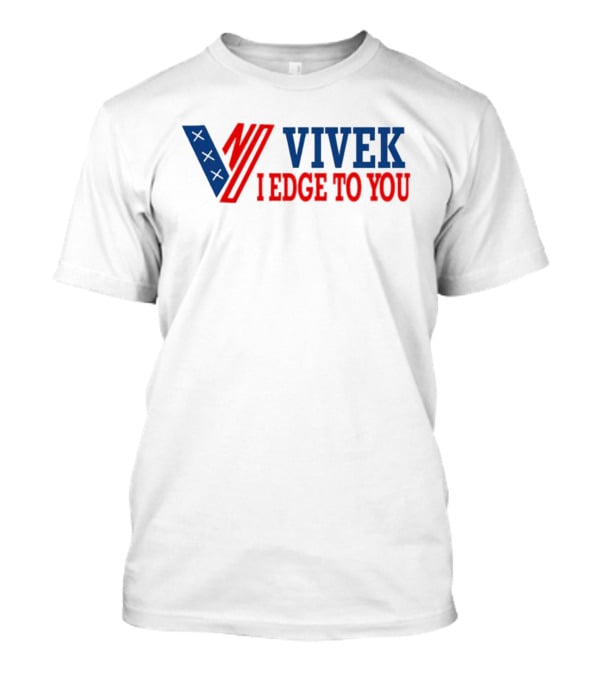 Vivek I Edge To You Patriotic Tribute With Bold Initials T-Shirt