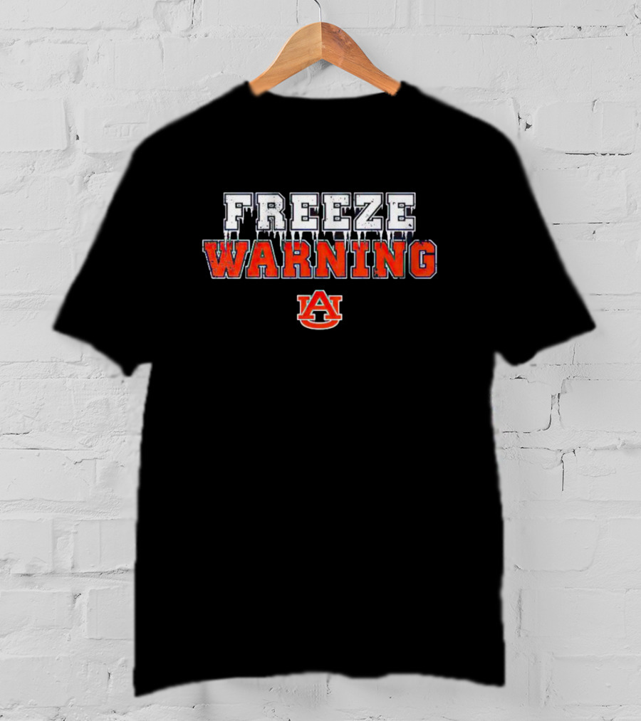 Freeze Warning Auburn Tigers T-Shirt