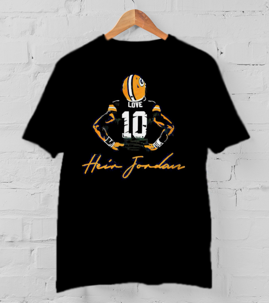 Hein Jordan Love 10 Football Jersey Packers T-Shirt