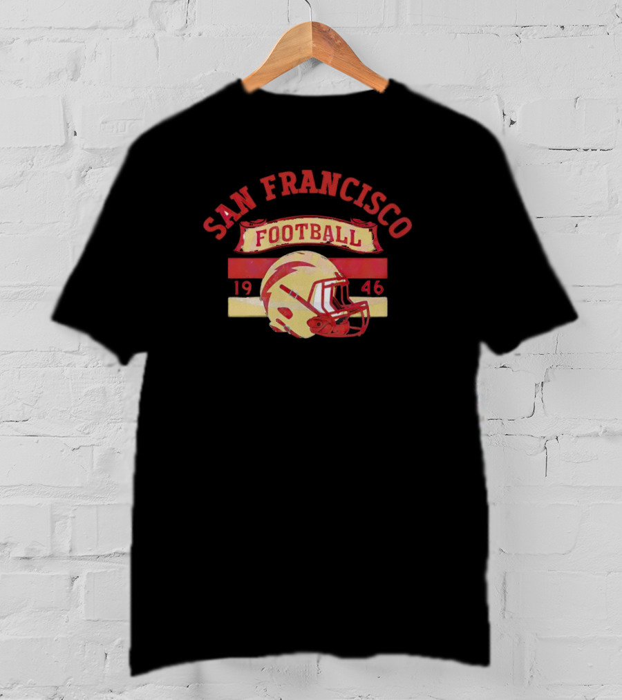 San Francisco Football 1946 Helmet T-Shirt