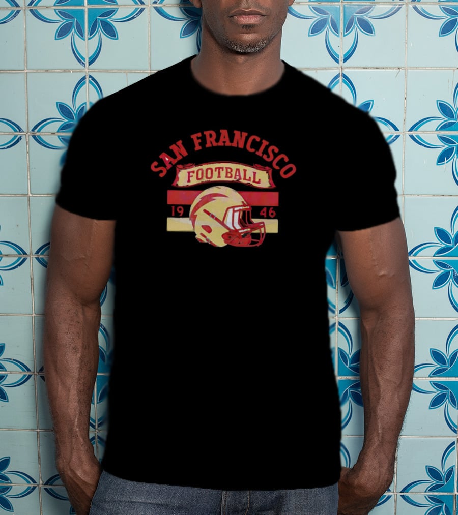 San Francisco Football 1946 Helmet T-Shirt