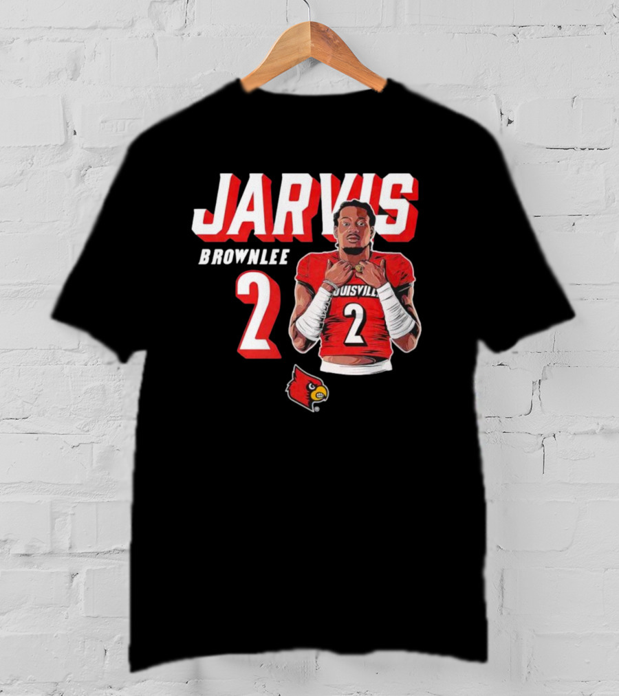 Jarvis Brownlee Louisville Cardinals Number 2 T-Shirt