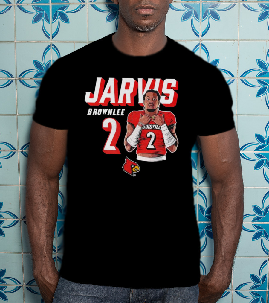 Jarvis Brownlee Louisville Cardinals Number 2 T-Shirt