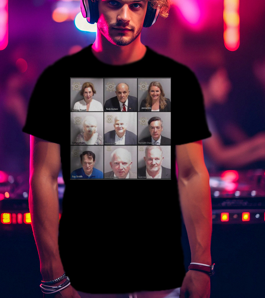 Sidney Powell Rudy Giuliani Jenna Ellis Mugshots T-Shirt