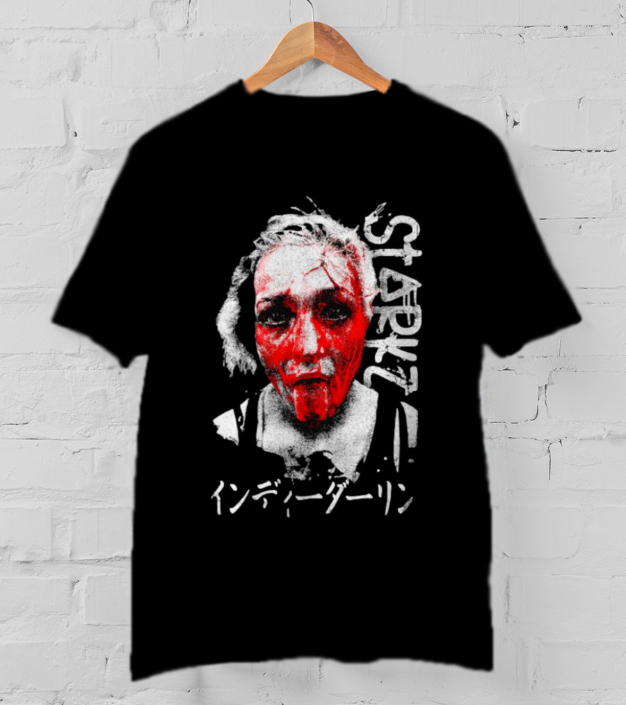 Billie Starkz Blood Red Face Indy Darling Starkz T-Shirt