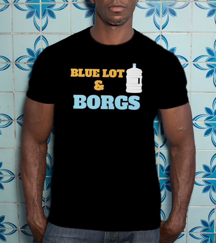 Blue Lot And Borgs Party Gallon T-Shirt