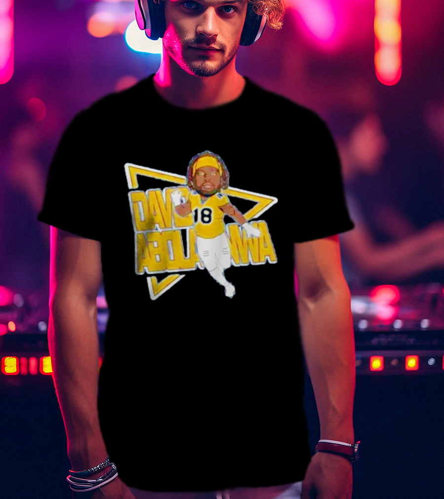 David Abolarinwa 18 Football Caricature Signature T-Shirt