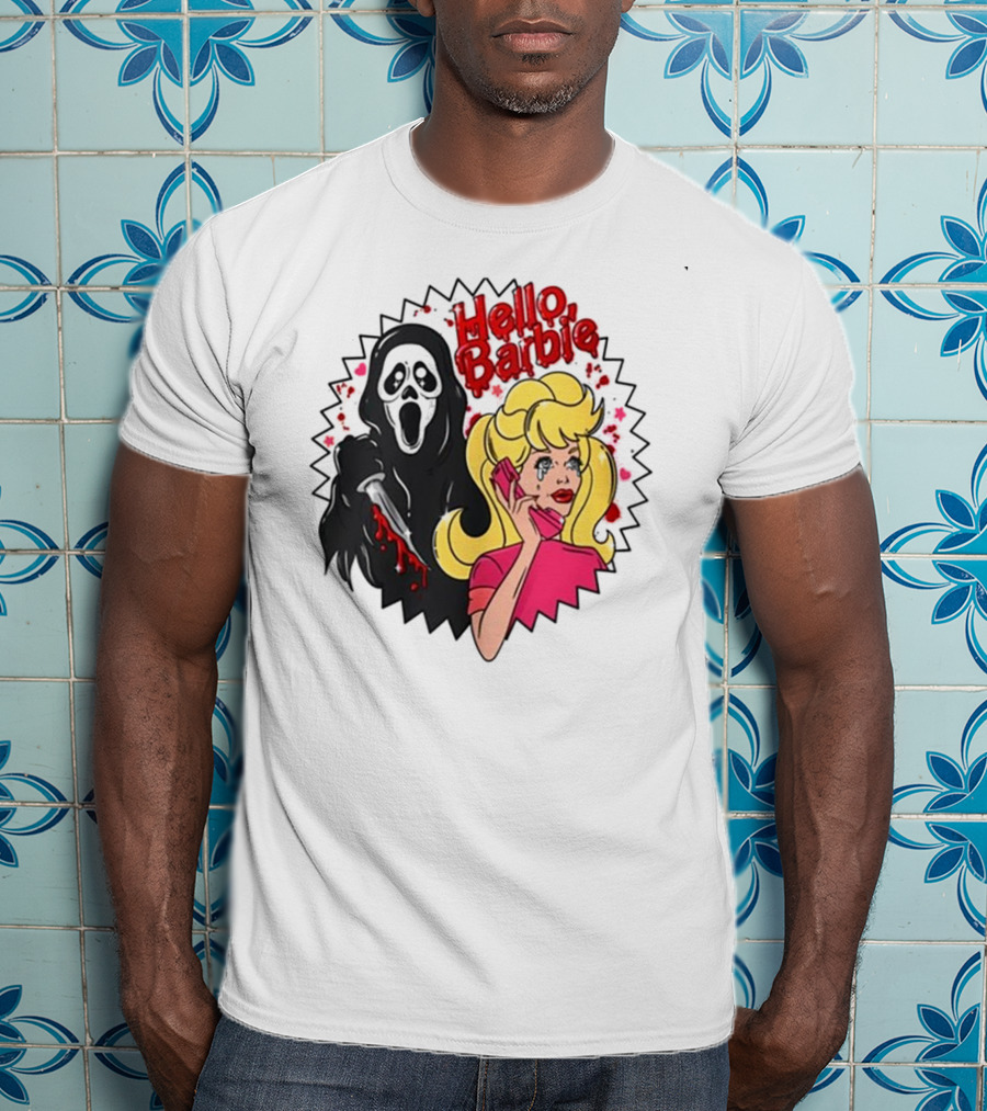 Hello Barbie Ghost Mask Doll T-Shirt