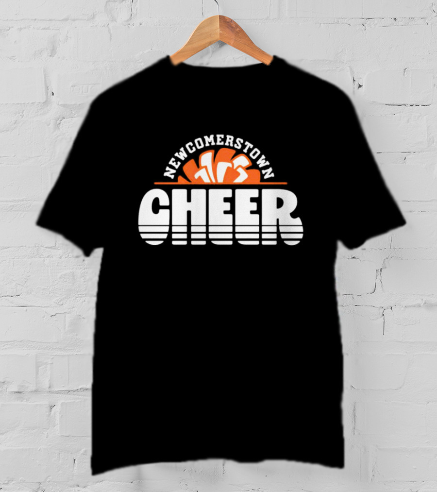 Newcomerstown Cheer Orange Megaphone T-Shirt