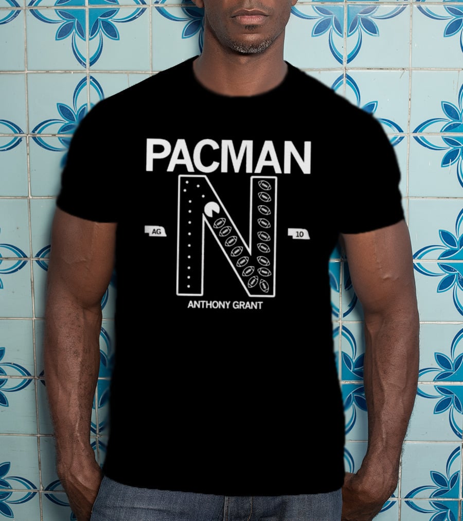 PACMAN Nebraska Anthony Grant Football AG 10 T-Shirt