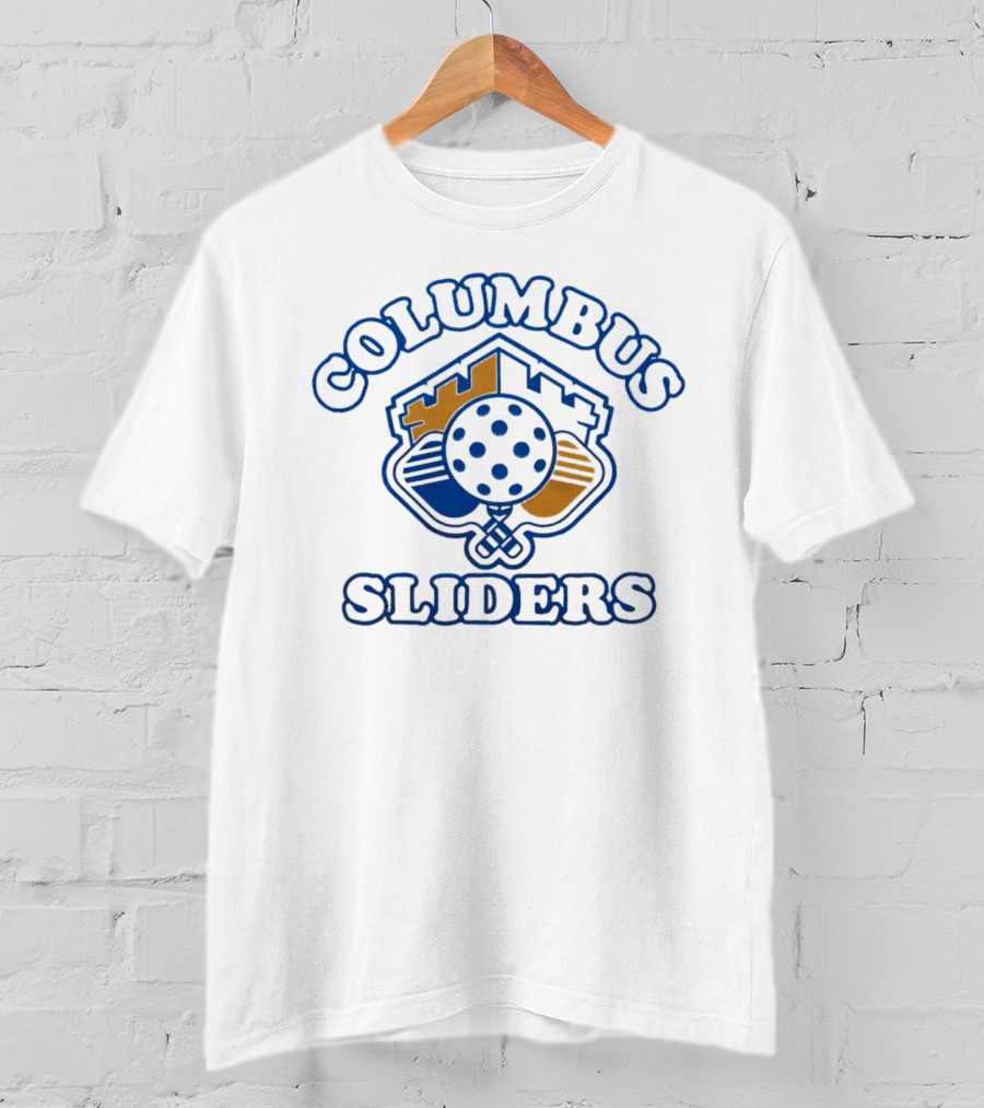 Columbus Sliders Castle Bowling Emblem T-Shirt