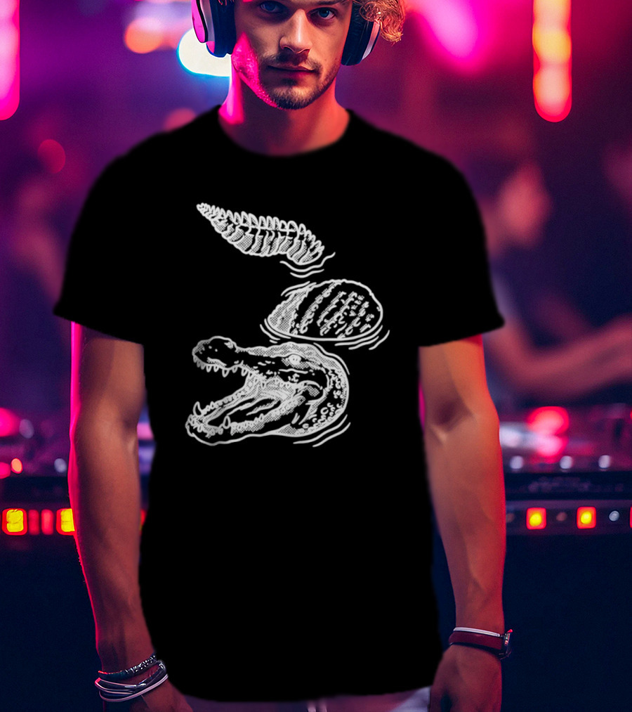 Let's Trip Alligator Spiral Tail T-Shirt