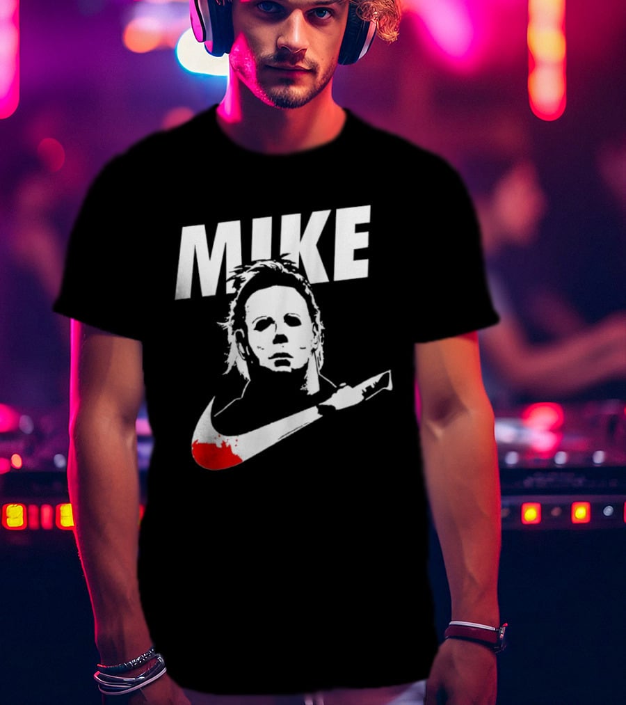 Mike Michael Myers Halloween Knife Swoosh T-Shirt