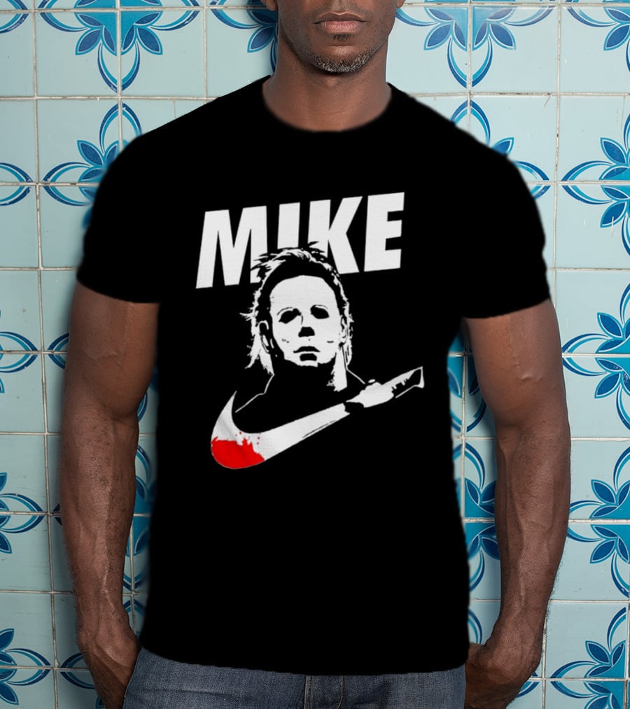 Mike Michael Myers Halloween Knife Swoosh T-Shirt