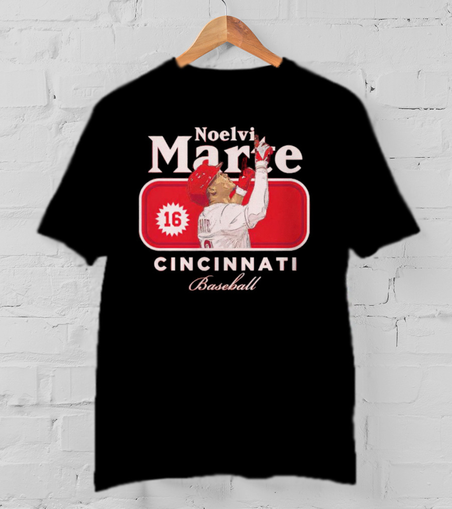 Noelvi Marte Cincinnati Baseball 16 T-Shirt