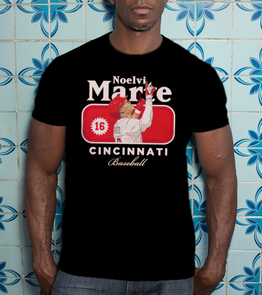 Noelvi Marte Cincinnati Baseball 16 T-Shirt