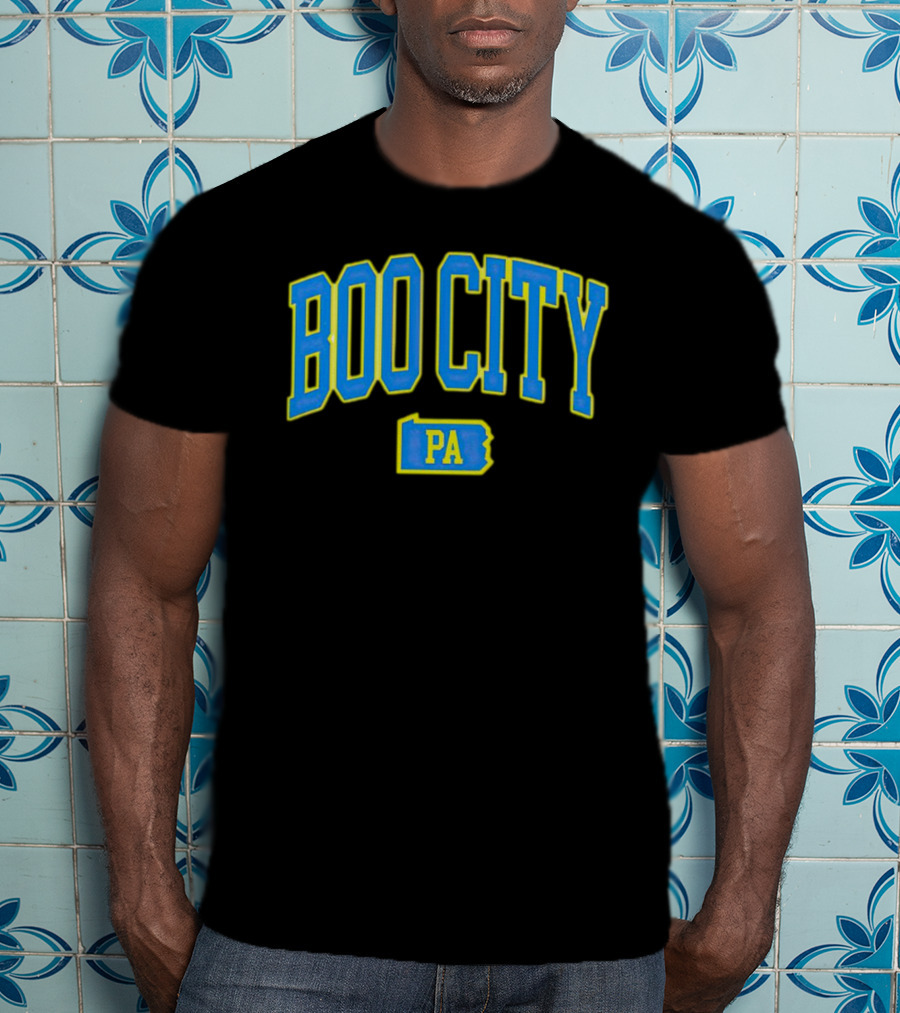 BOO CITY PA Philadelphia-Inspired Ghost T-Shirt