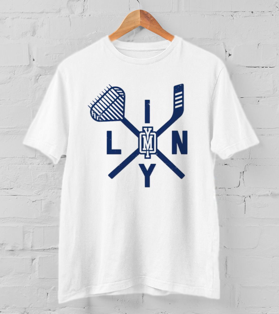 LINY VM Clam Rake Hockey Crossed Sticks T-Shirt