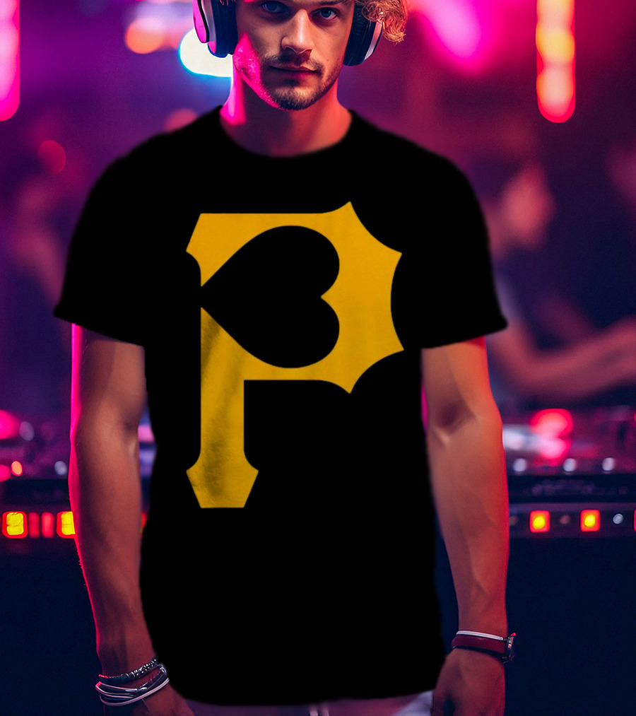 Heart Of Pittsburgh Pirates 'P' T-Shirt