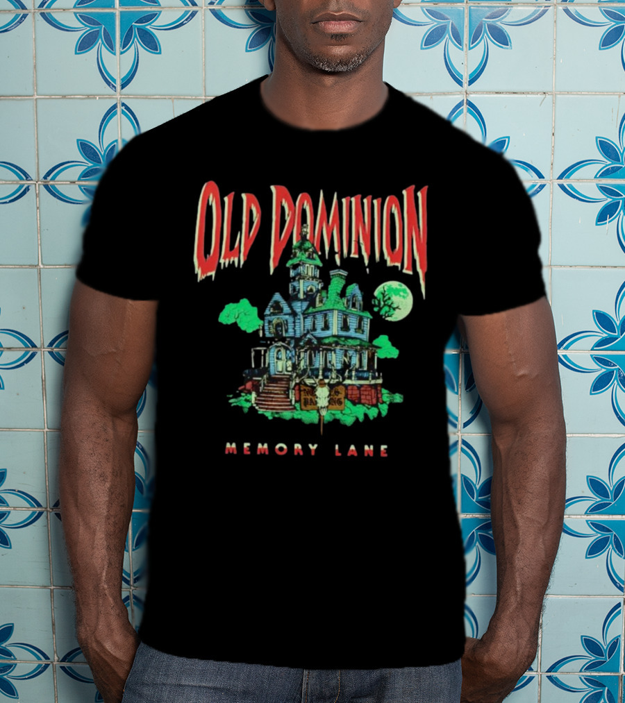 Old Dominion Memory Lane Haunted House Halloween T-Shirt