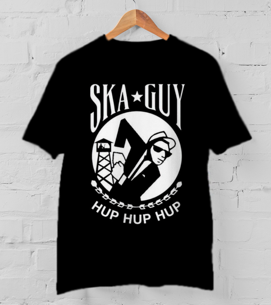 SKA GUY HUP HUP HUP Tower And Dancing Suit T-Shirt