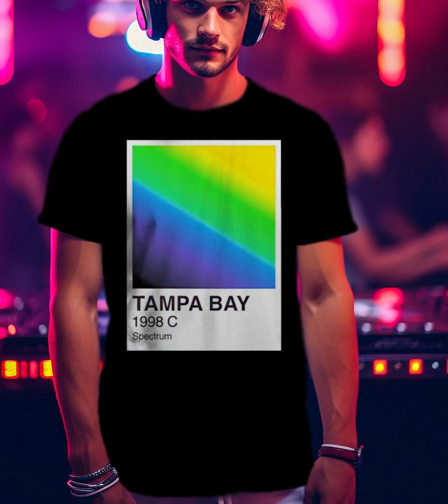 Tampa Bay 1998 C Spectrum Rainbow Gradient T-Shirt