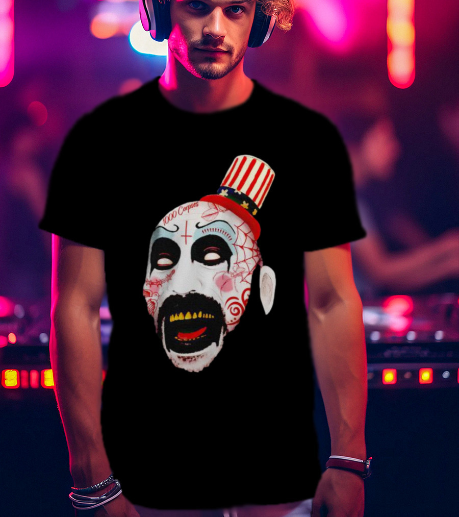 Captain Spaulding House Of 1000 Corpses Tattoo Image T-Shirt
