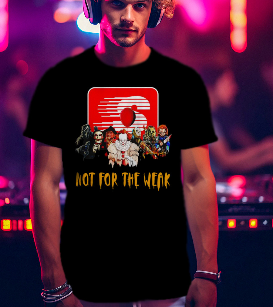 Horror Movie Characters Speedway Not For The Weak Iconic Villains T-Shirt