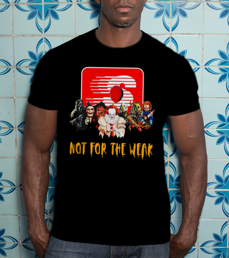 Horror Movie Characters Speedway Not For The Weak Iconic Villains T-Shirt
