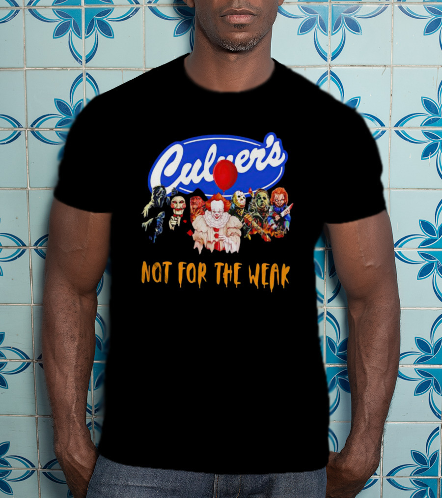 Culver’s Horror Movies Icons Not For The Weak Halloween T-Shirt