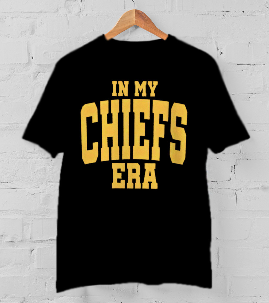 In My Chiefs Era Kansas City Football Fandom T-Shirt