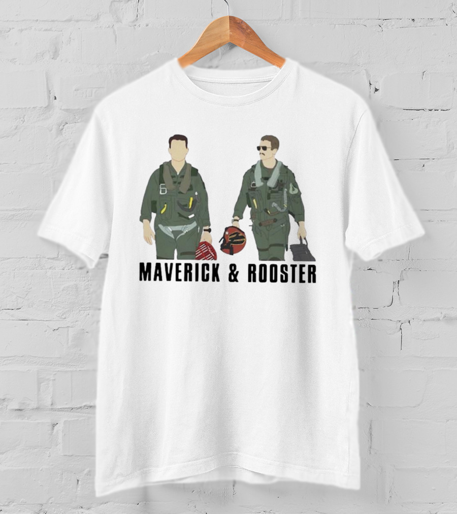 Top Gun Maverick And Rooster Pilot Duo T-Shirt