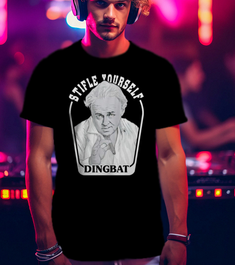 Stifle Yourself Dingbat Men's Iconic Character T-Shirt