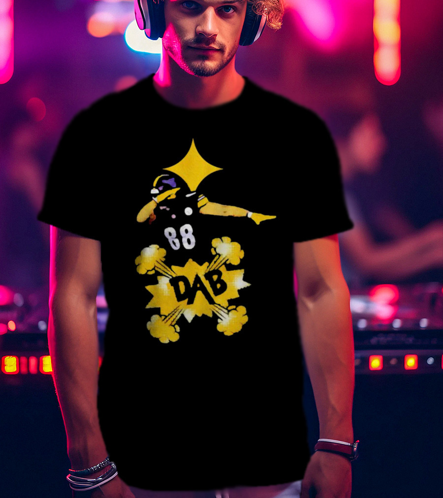 Steelers 88 Dabbing Dab T-Shirt