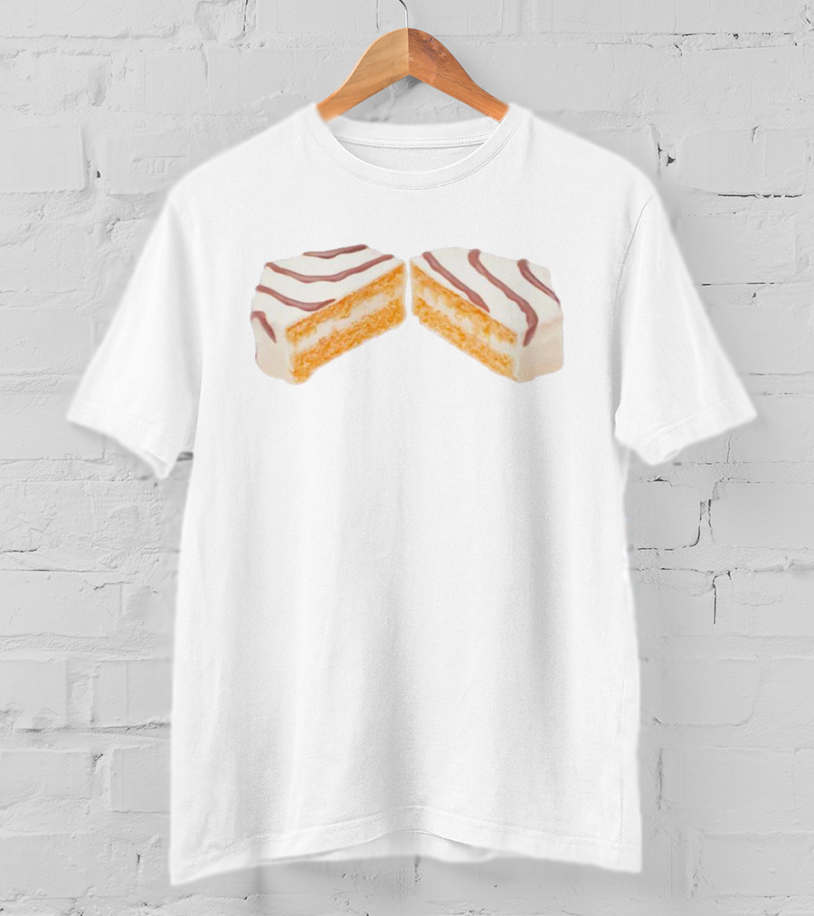 Zebra Cake Snack Iconic White Chocolate Stripe Dessert T-Shirt
