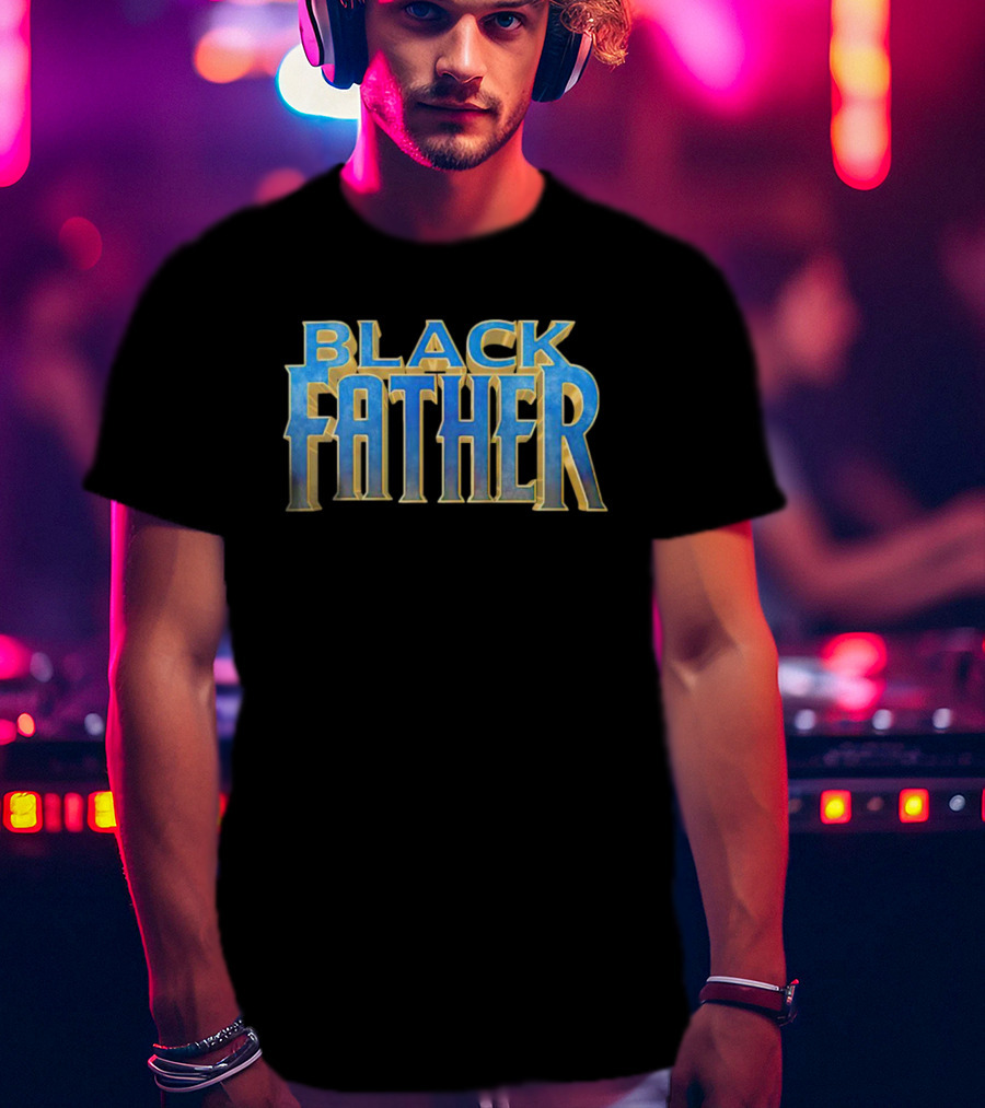 Black Panther Black Father T-Shirt