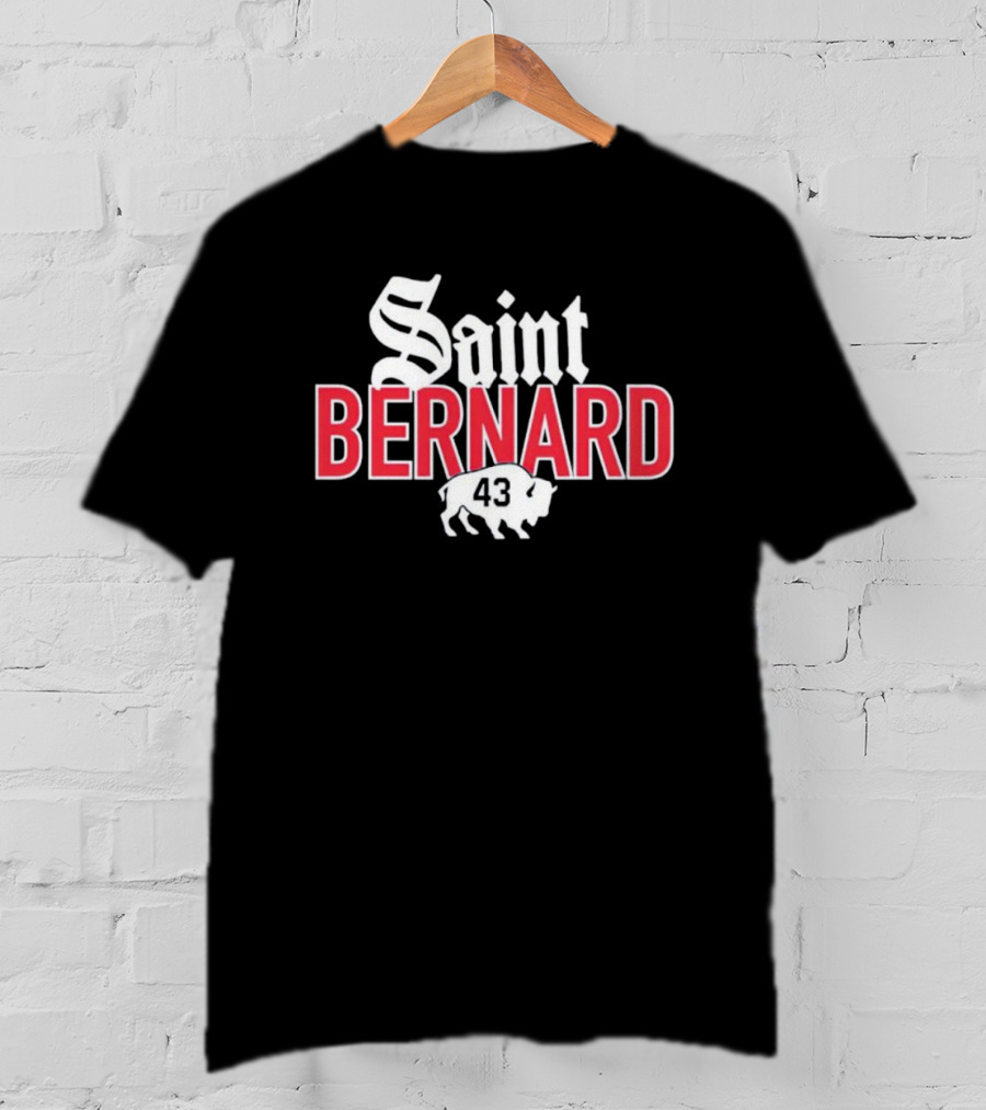 Buffalo Bills Saint Bernard 43 T-Shirt
