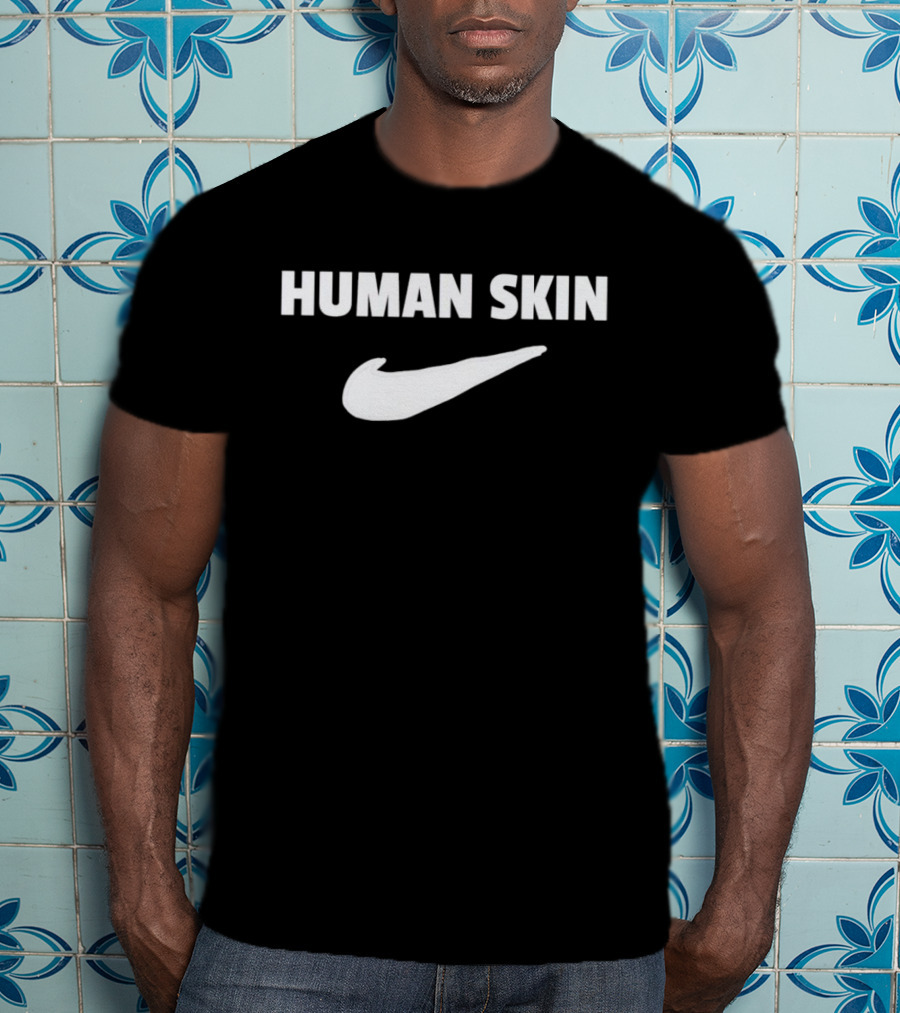 Human Skin Swoosh T-Shirt