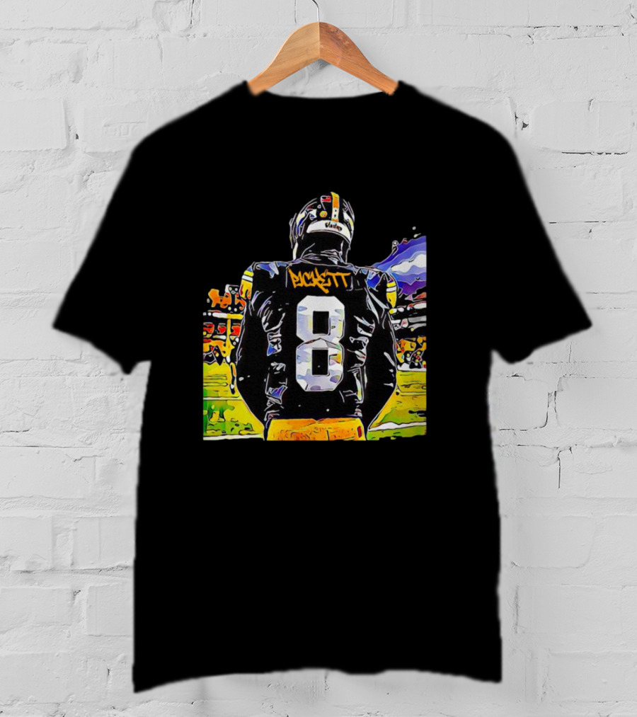Kenny Pickett Number 8 Football Celebration Steelers T-Shirt