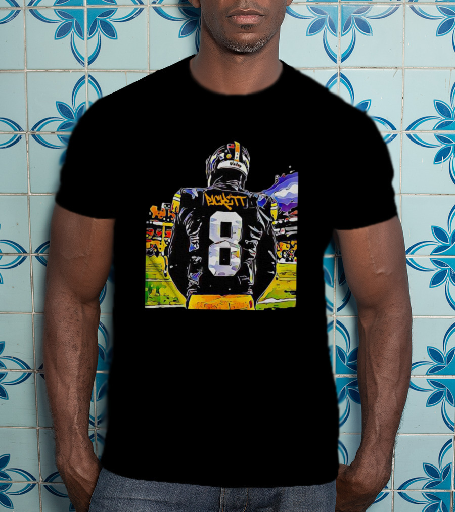 Kenny Pickett Number 8 Football Celebration Steelers T-Shirt