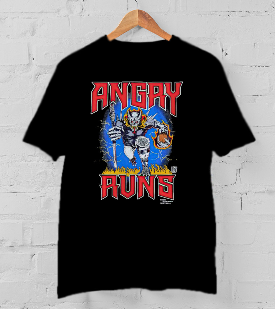Kyle Brandt Angry Runs Good Morning Football NFL T-Shirt