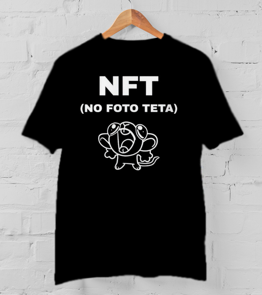 NFT No Foto Teta Cartoon Monkey T-Shirt
