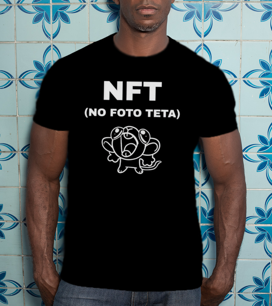 NFT No Foto Teta Cartoon Monkey T-Shirt