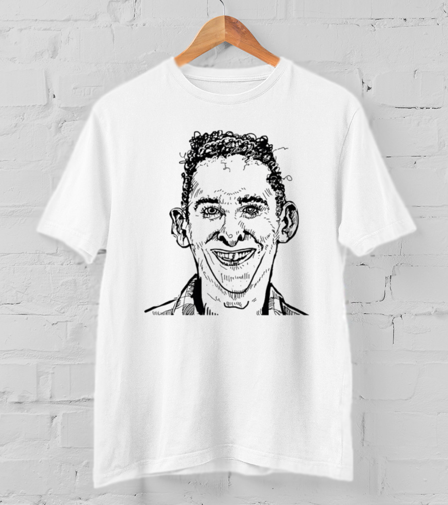 Richard Hanania Drawn Line Art Sketch T-Shirt