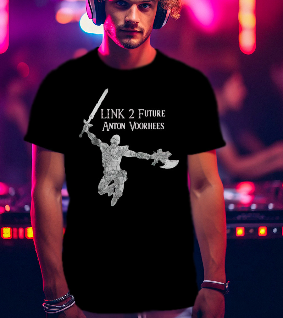 TriBorg Link 2 Future Anton Voorhees Sword And Axe Warrior T-Shirt