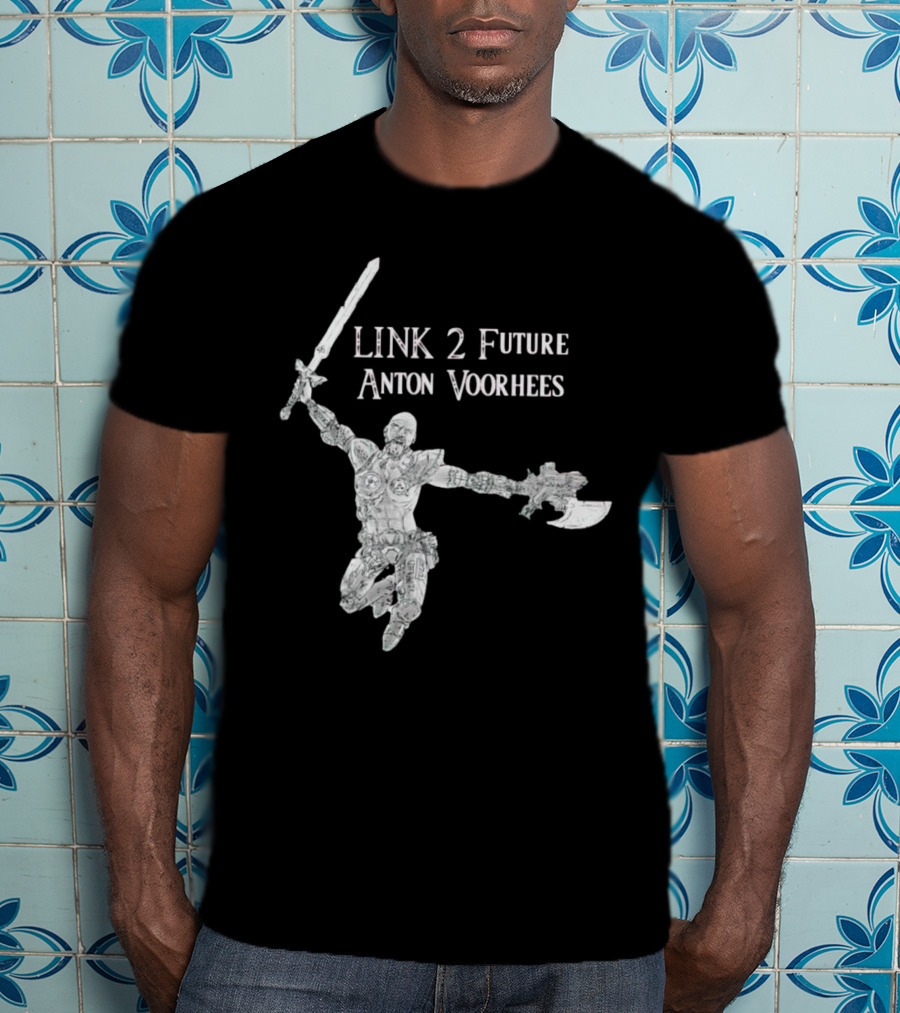 TriBorg Link 2 Future Anton Voorhees Sword And Axe Warrior T-Shirt