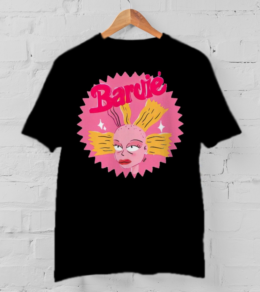 Barbie Movie Bold Parody Pink Starburst T-Shirt