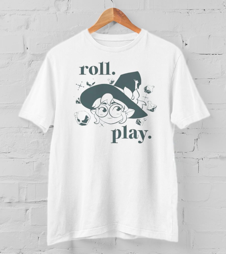 Ginny Di Roll Play Fantasy Character Dice T-Shirt